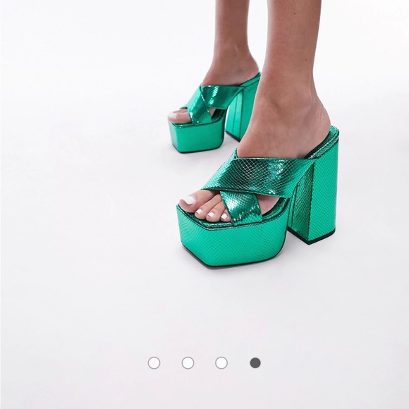 Top Shop Green Metallic - Picture 1 of 6
